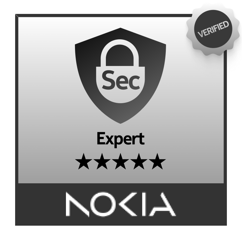Security - Security solutions design   | Verified L5