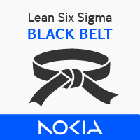 Nokia Lean Six Sigma Black Belt | Nokia badge